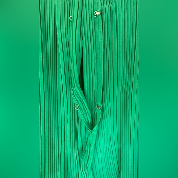 Leo Lin | Green Camilla Draped Gown - Picture 7 of 16